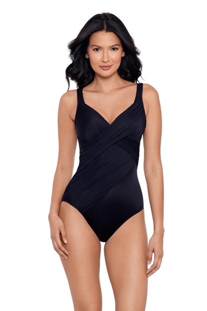 Miraclesuit Rock Solid Revele One Piece Swimsuit - Black