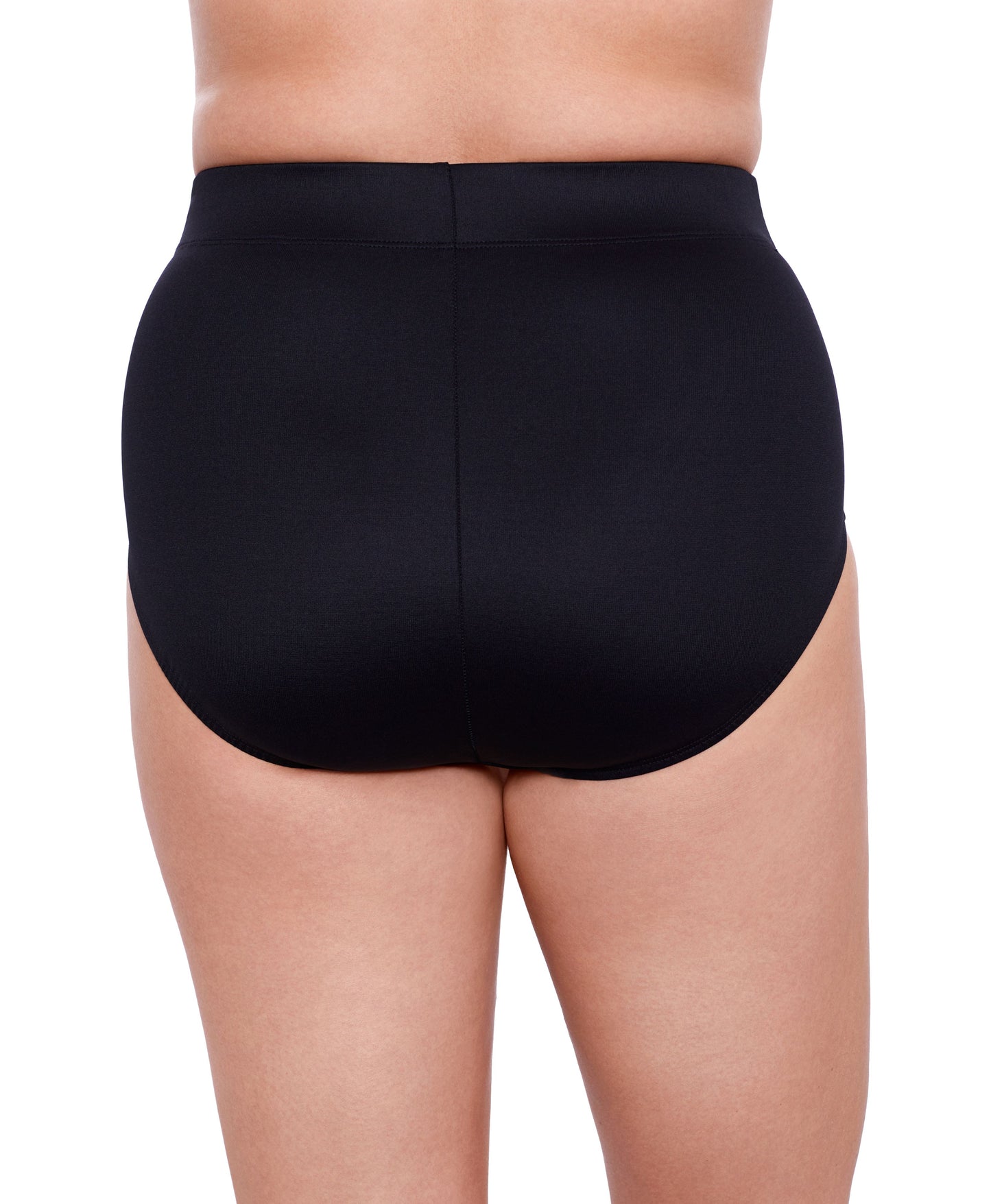 Miraclesuit Plus Size Basic Pant Swim Bottom - Black