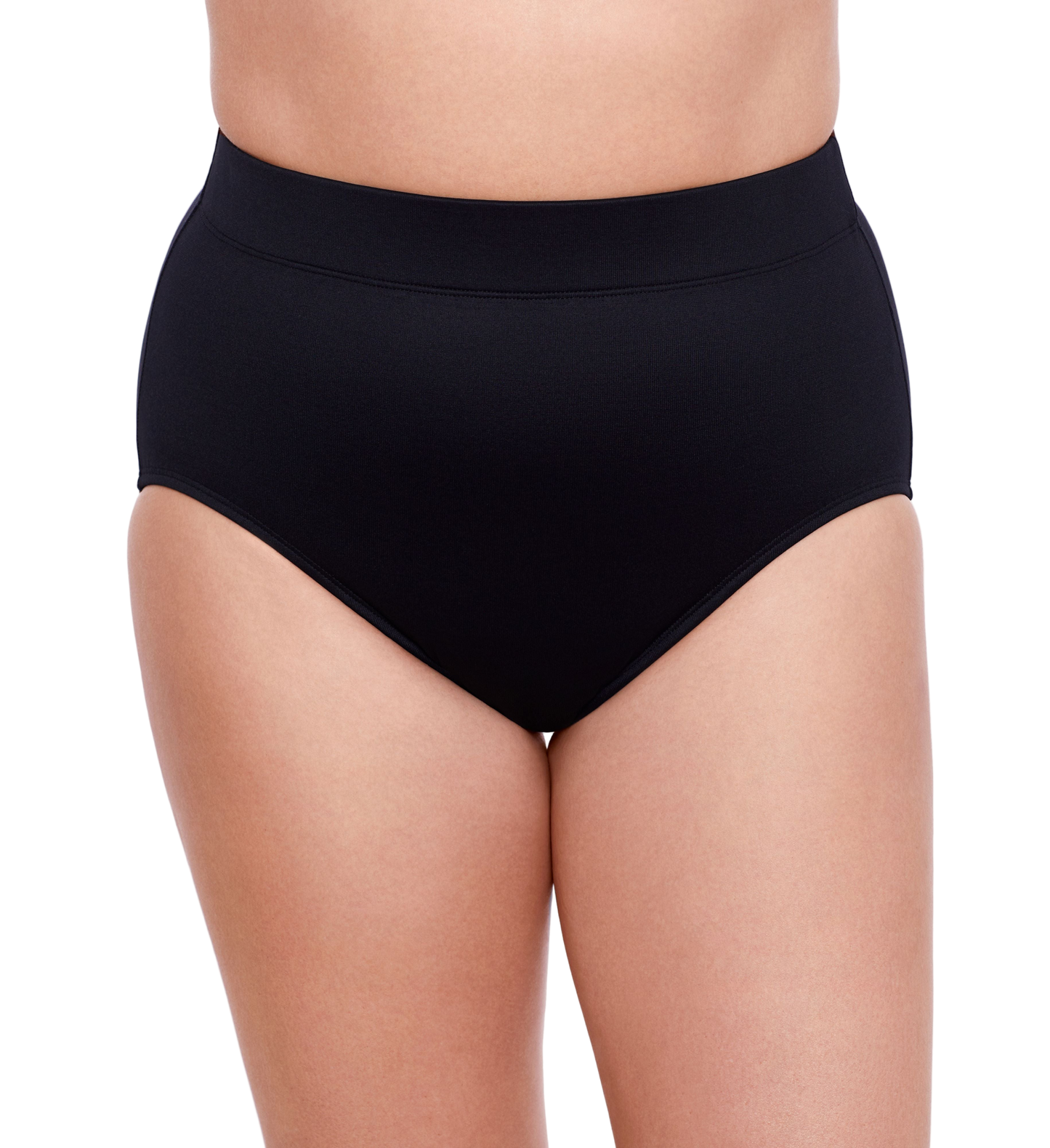 Miraclesuit Plus Size Basic Pant Swim Bottom - Black