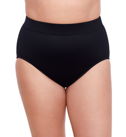 Miraclesuit Plus Size Basic Pant Swim Bottom - Black
