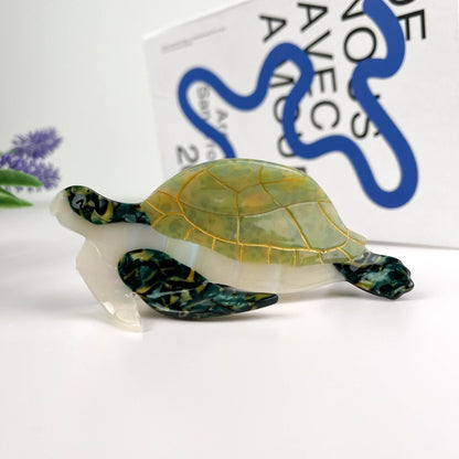 SSR Acetate Turtle Hair Claw Clip - Green