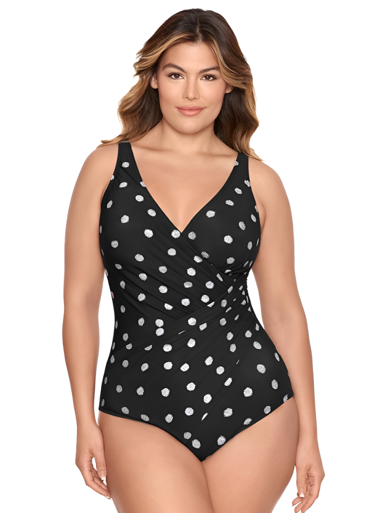 Miraclesuit Women's Plus Oceanus One Piece Swimsuit - Pizzelles - FINAL SALE