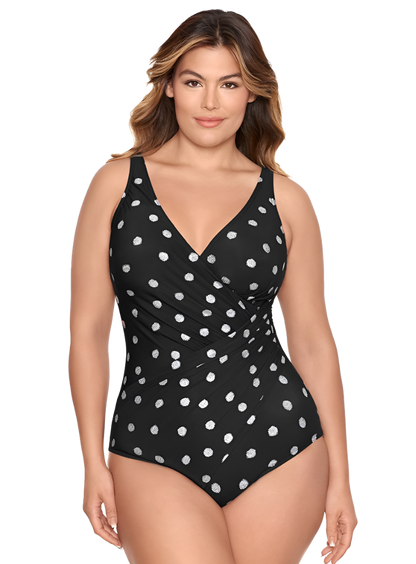 Miraclesuit Women's Plus Oceanus One Piece Swimsuit - Pizzelles - FINAL SALE