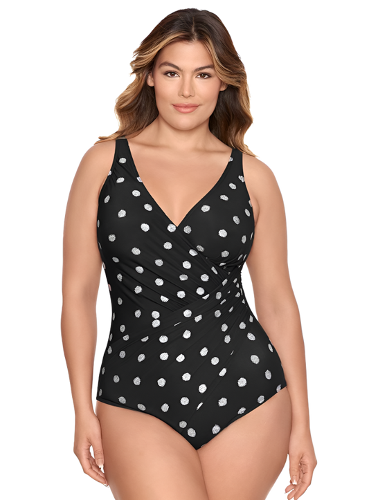 Miraclesuit Women's Plus Oceanus One Piece Swimsuit - Pizzelles - FINAL SALE