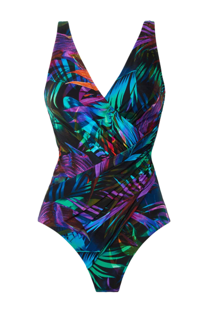 Miraclesuit Plus Size Oceanus One Piece Swimsuit - Palma Paradiso - FINAL SALE