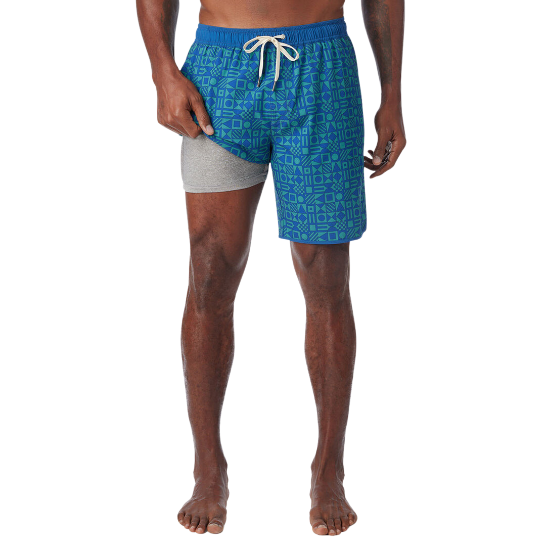 Fair Harbor The Anchor Men's Swim Trunks Boardshort - Seapine Nautical Flags