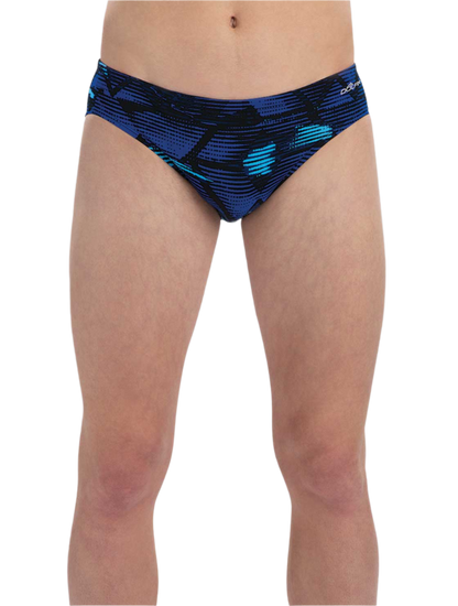 Dolfin Mens Reliance Eclipse All-Over Racer Brief - Blue - FINAL SALE