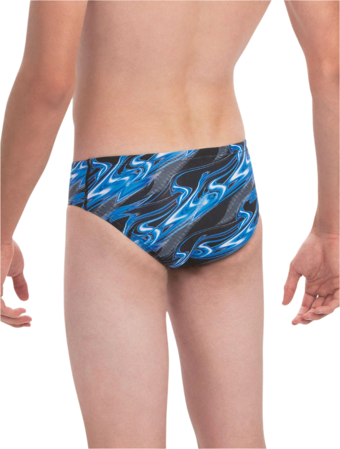 Dolfin Men's Reliance Inferno All-Over Racer Training Brief - Blue/ FINAL SALE