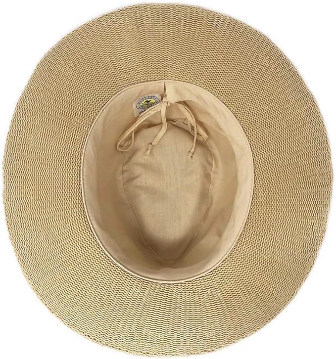 Wallaroo Women's Victoria Fedora Packable Sun Hat - Tan