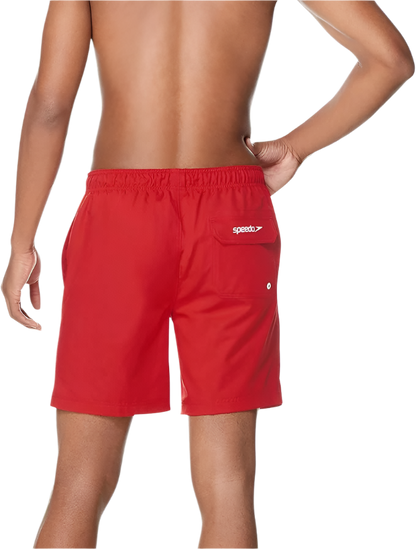 Speedo Redondo Edge Volley 16" Trunk - Speedo Red - FINAL SALE