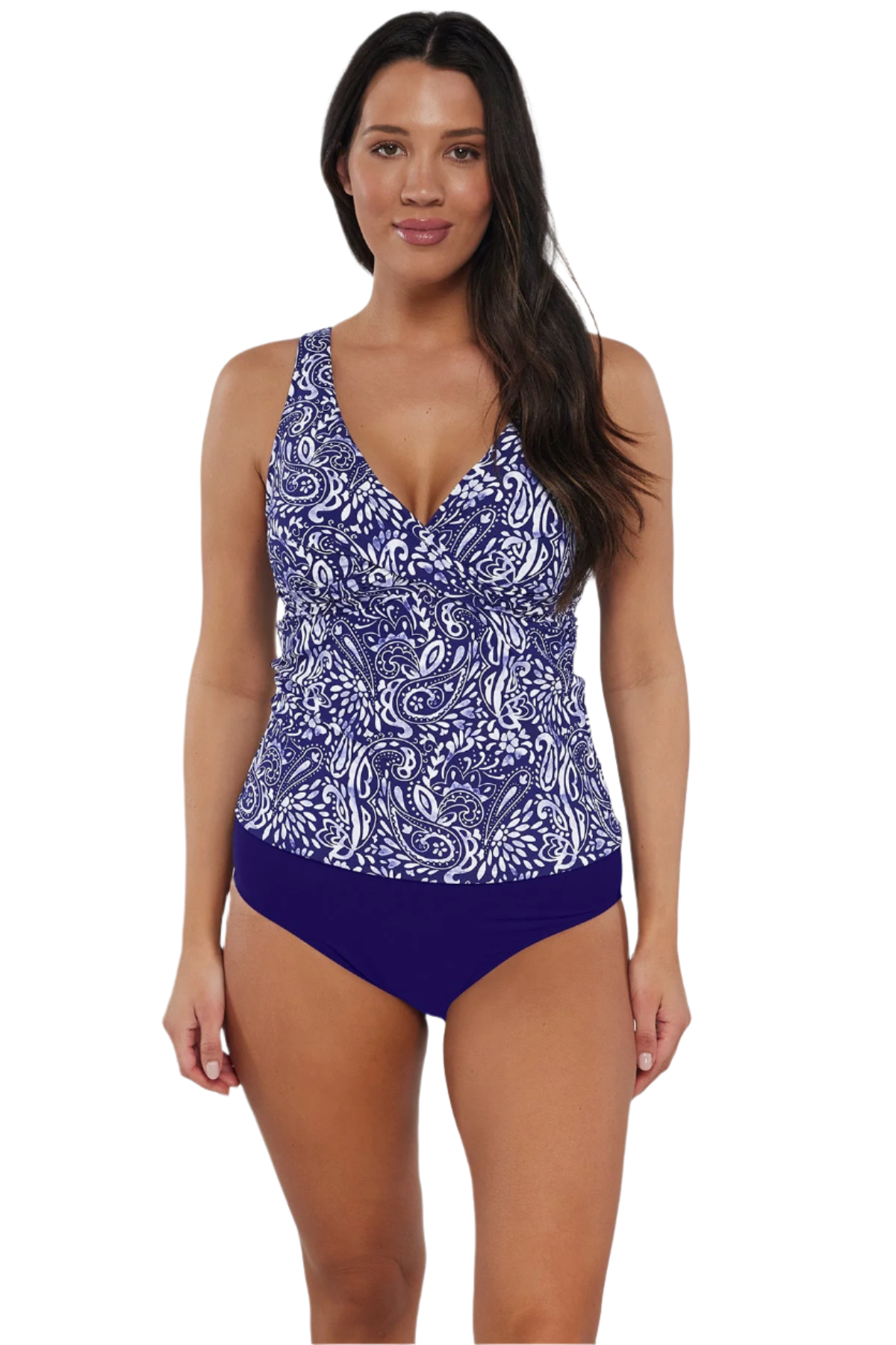 Sunsets Elsie D/DD Cup Tankini Top - Marina