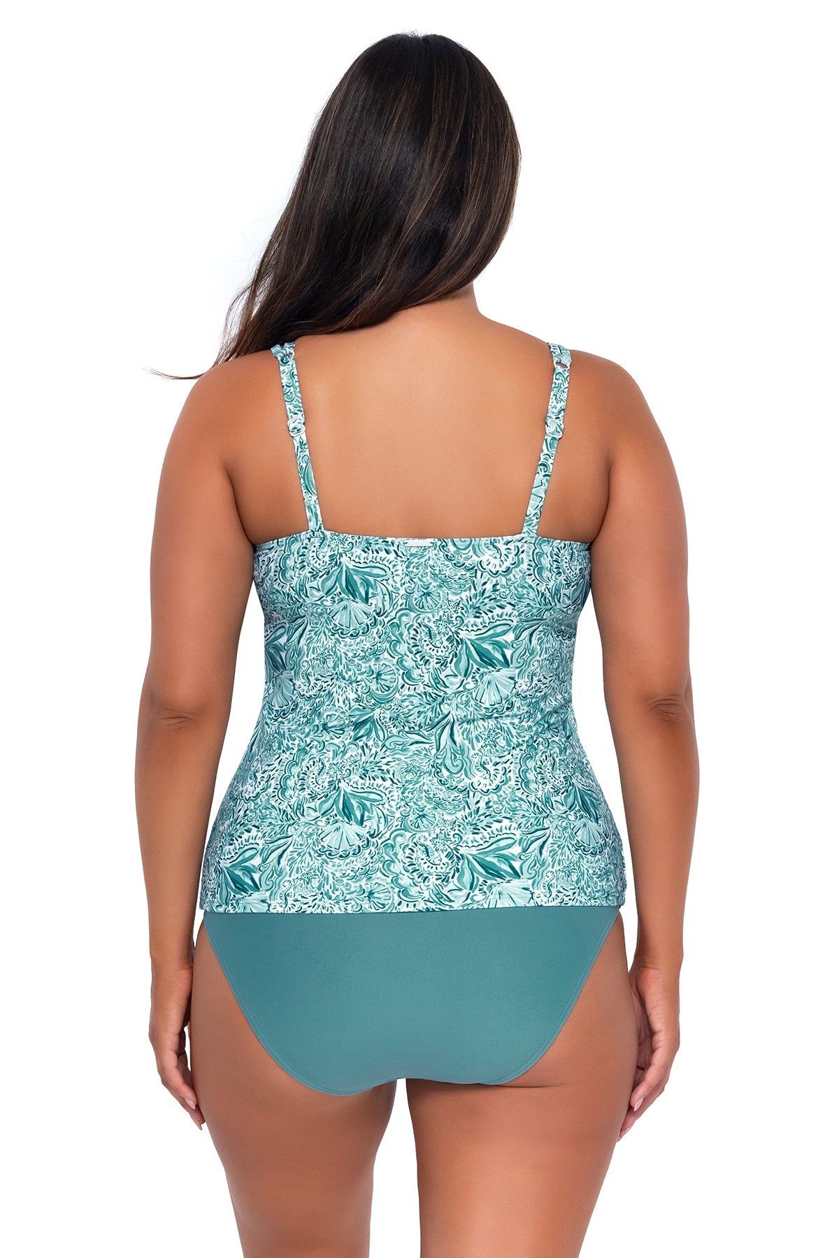 Sunsets Taylor D/DD Cup Underwire Tankini Top - By The Sea