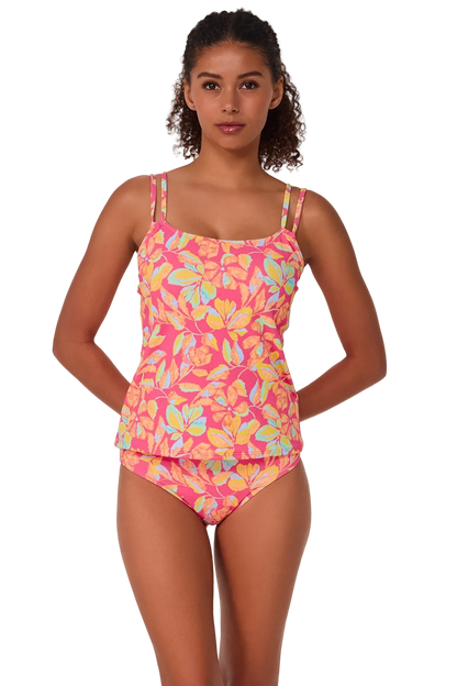 Sunsets Taylor Cup Sized Underwire Tankini Top -  Magic Hour Crepe