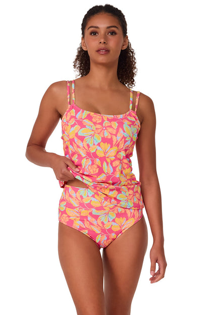 Sunsets Hannah High Waist Swim Bottom - Magic Hour Crepe