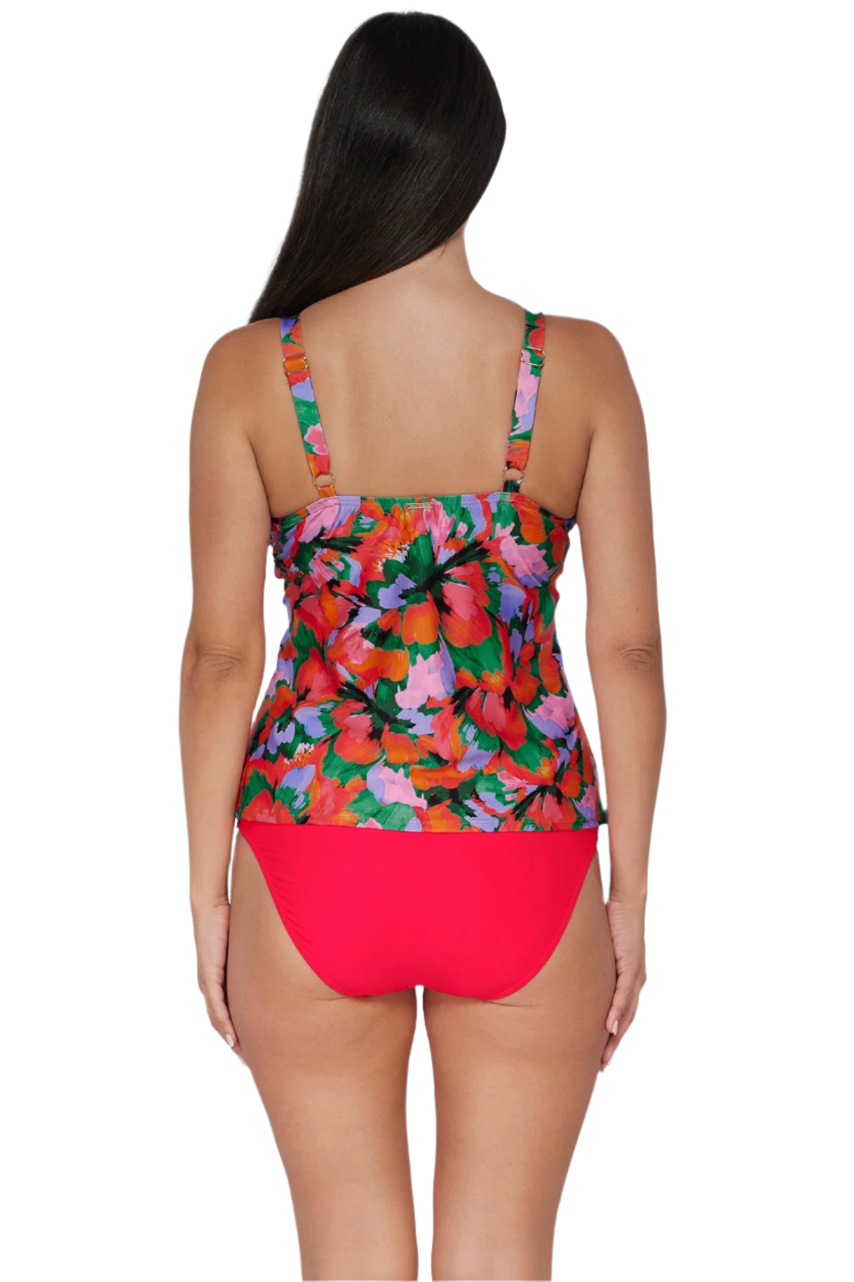 Sunsets Forever D/DD Cup Underwire Tankini Top - Hummingbird Cove