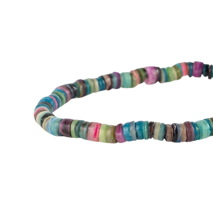 Pineapple Island Tube Beaded Bracelet - Multi