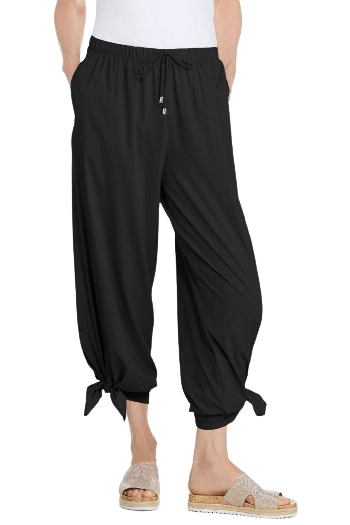 Coolibar Petra Wide Leg Pants UPF 50+ - Black