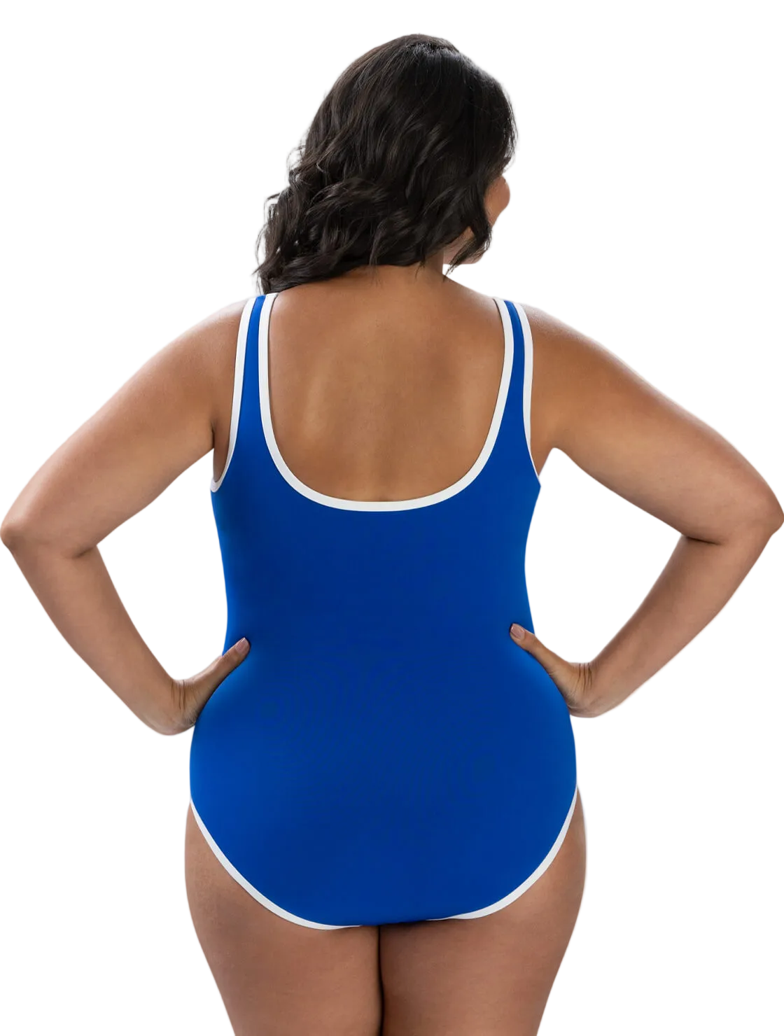 Dolfin Aquashape Moderate Splice Chlorine Resistant One Piece Swimsuit - Royal