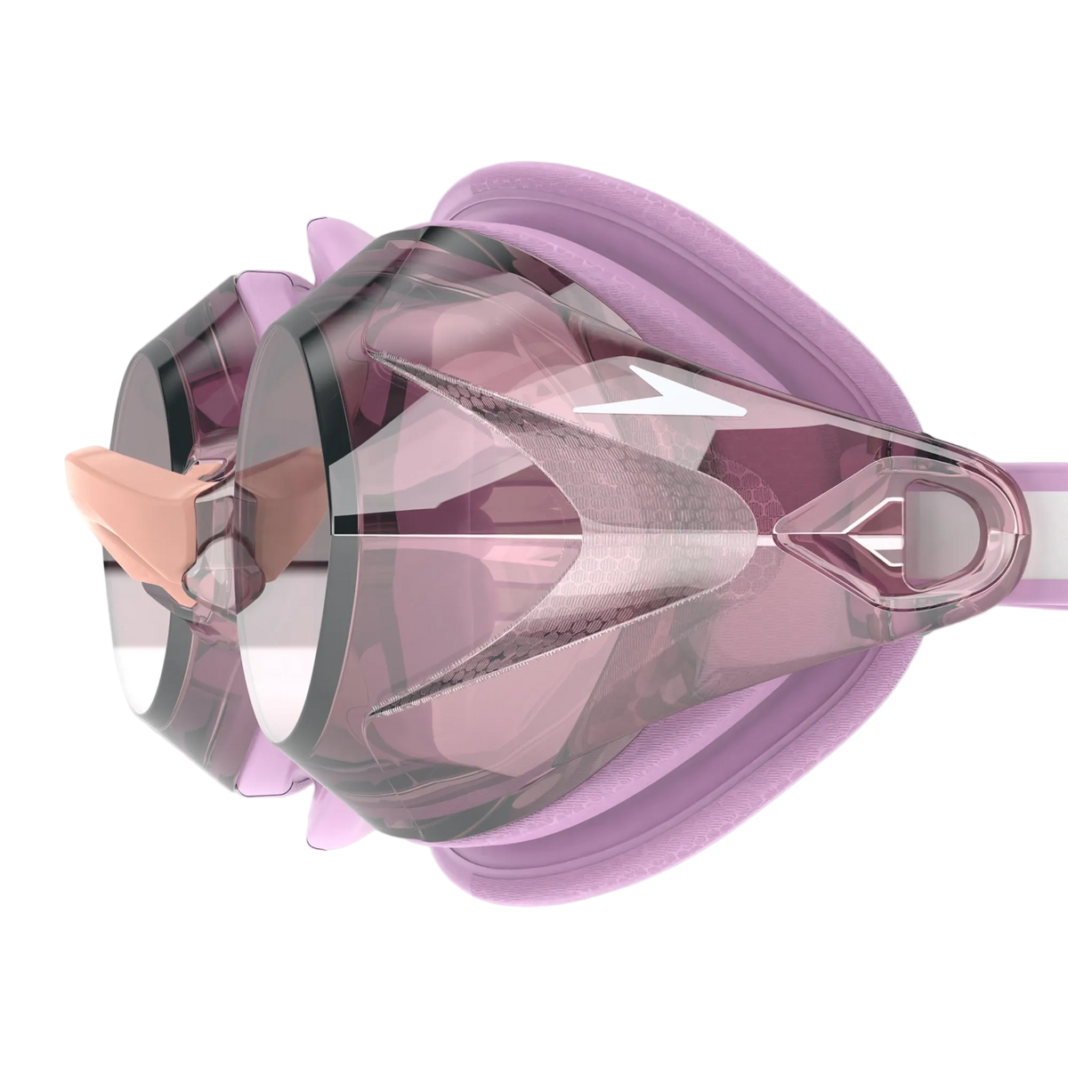 Speedo Womens Vanquisher 3.0 Mirrored Goggles - Peony Pink