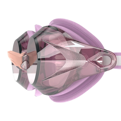 Speedo Womens Vanquisher 3.0 Mirrored Goggles - Peony Pink
