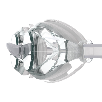Speedo Jr. Vanquisher 3.0 Kids Performance Swim Goggle - Clear