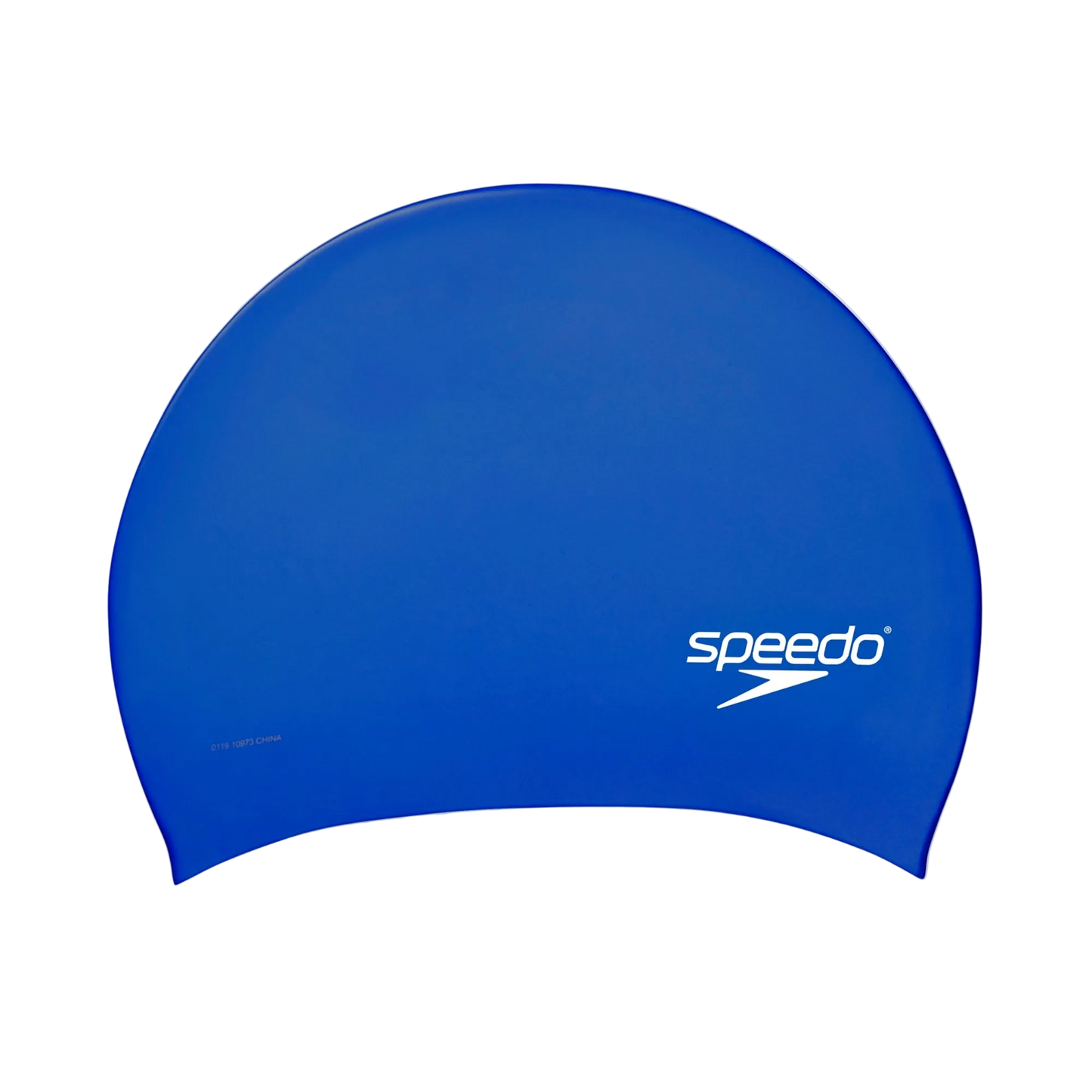 Speedo Silicone Long Hair Adult Swim Cap - Blue