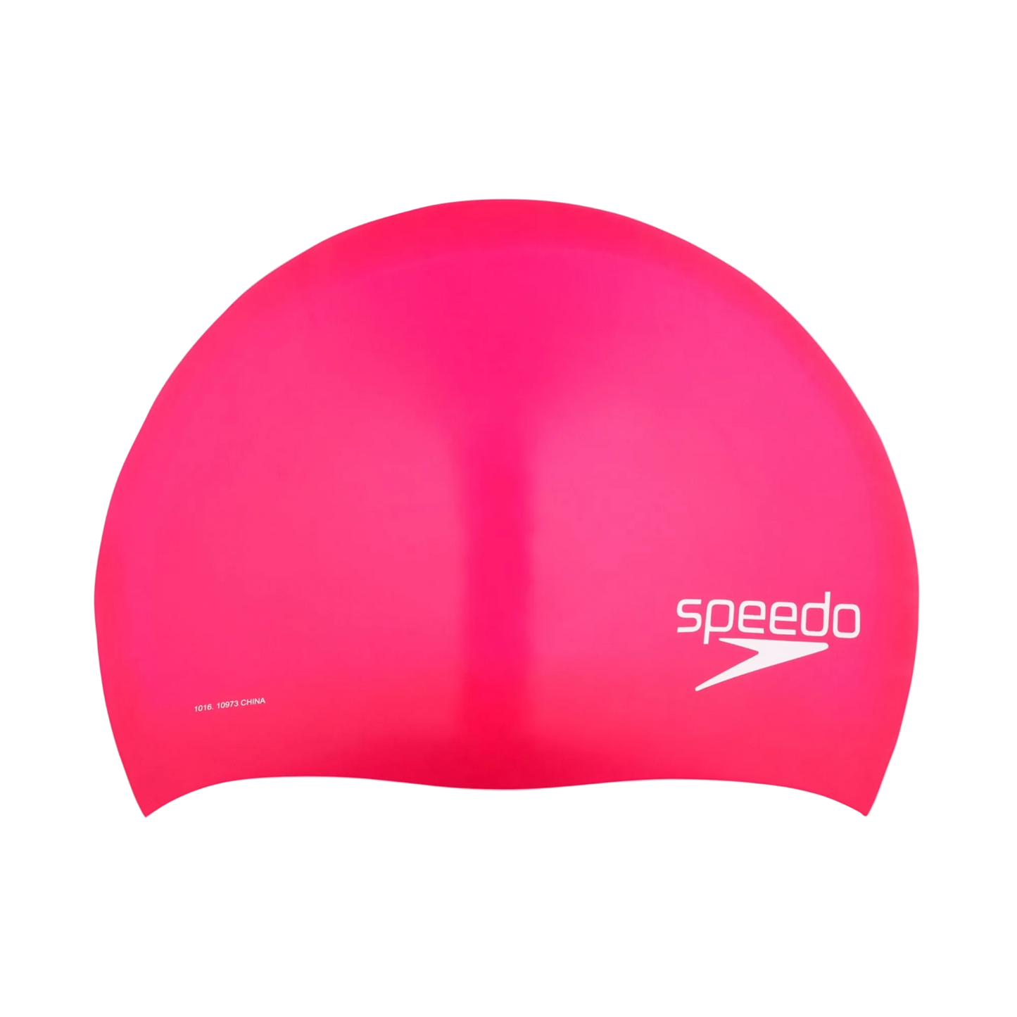 Speedo Silicone Long Hair Adult Swim Cap - Pink