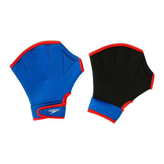 Speedo Aquatic Fitness Gloves - Blue/Red