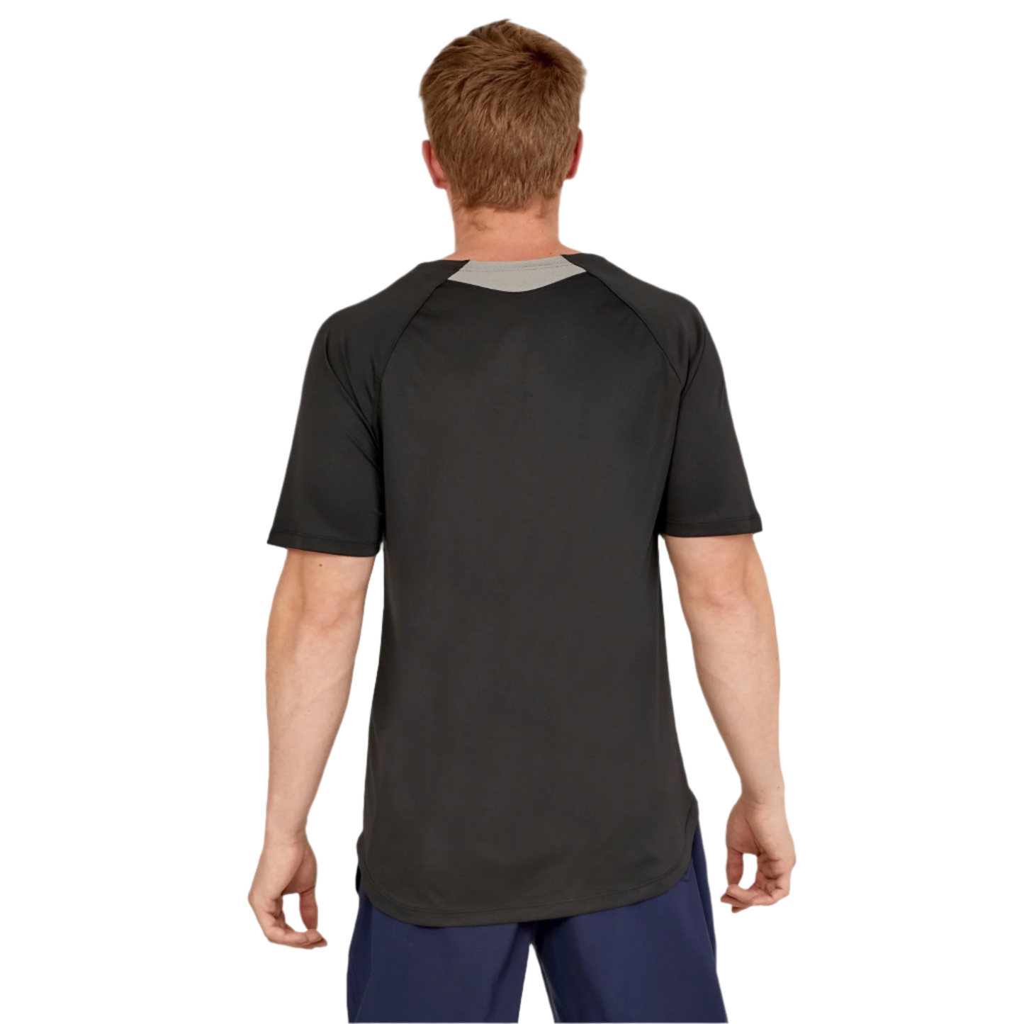 Speedo Baybreeze Short Sleeve Swim Shirt Rashguard - Black