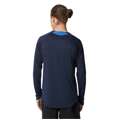 Speedo Men's Long Sleeve Swim Shirt Rashguard - Peacoat