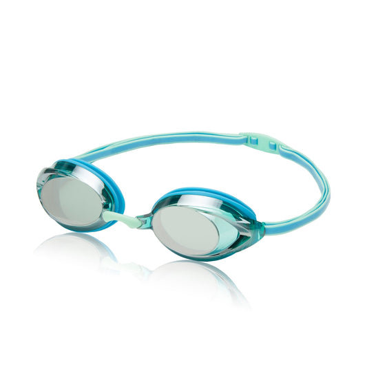 Speedo Women's Vanquisher 2.0 Mirrored Swim Goggle - Blue