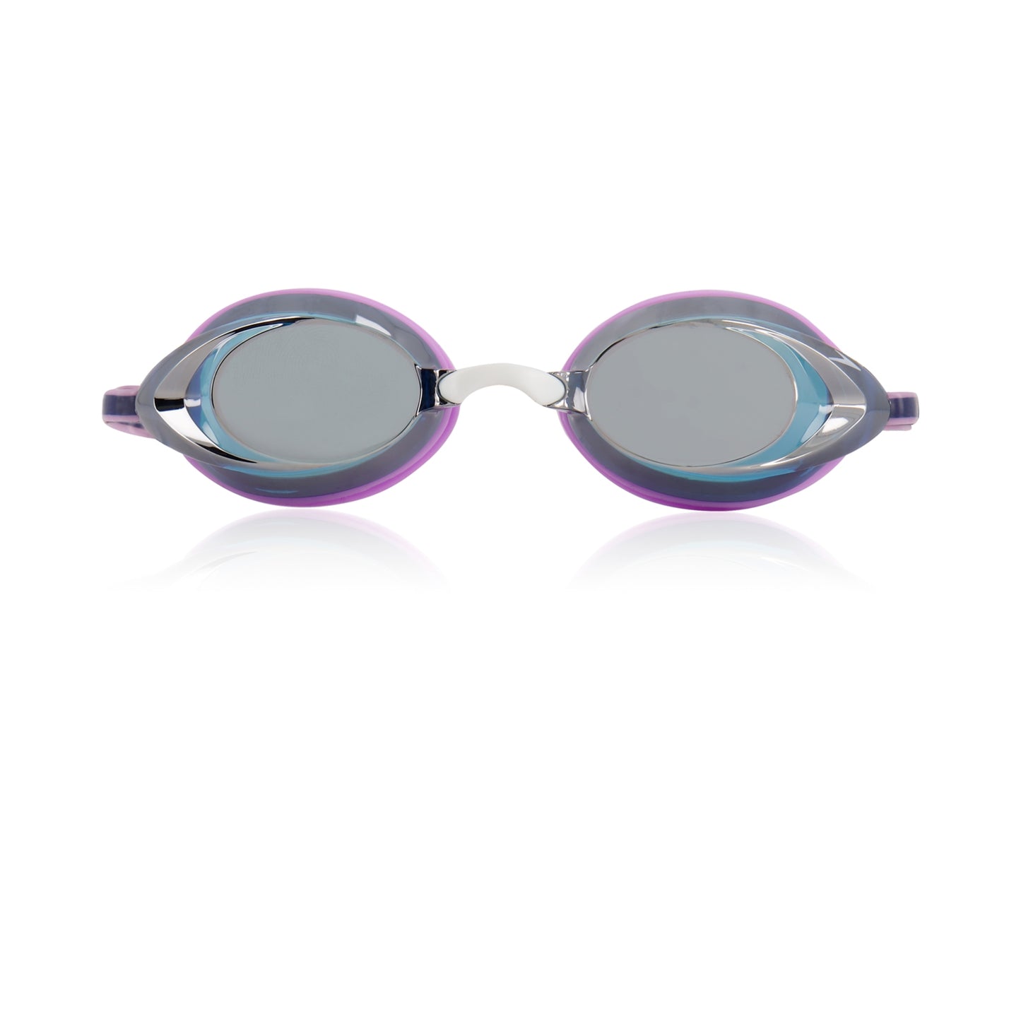 Speedo Women's Vanquisher 2.0 Mirrored Swim Goggle - Archroma/CBT/SI Purple