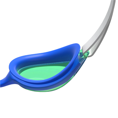Speedo Unisex Hyper Flyer Junior Ages 6-14  Goggle -  Blue/Jade