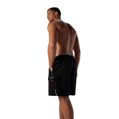 Speedo Men's Marina Volley 20" Swim Trunks - Black