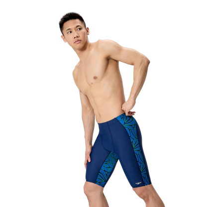 Speedo Mens Jammer Swimsuit - Petal Polygon Team Royal