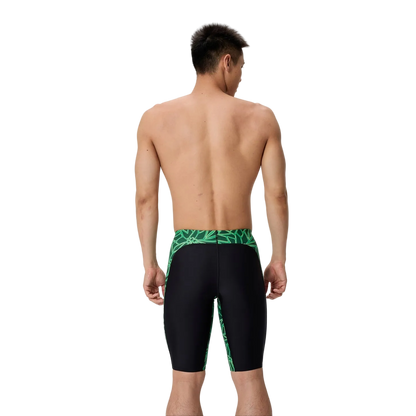 Speedo Mens Jammer Swimsuit - Petal Polygon Green