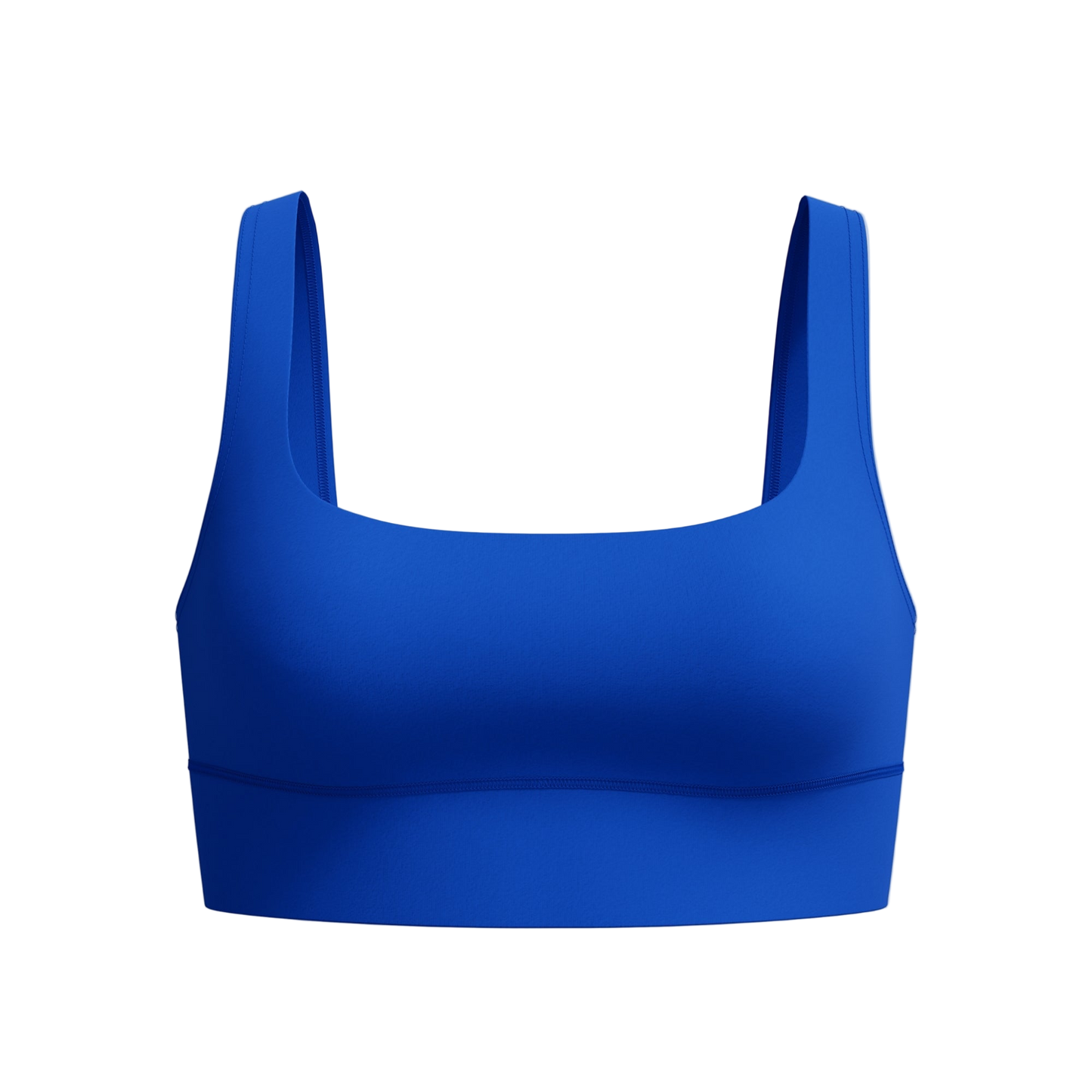 Speedo Solid Square Neck Bikini Top - Sapphire