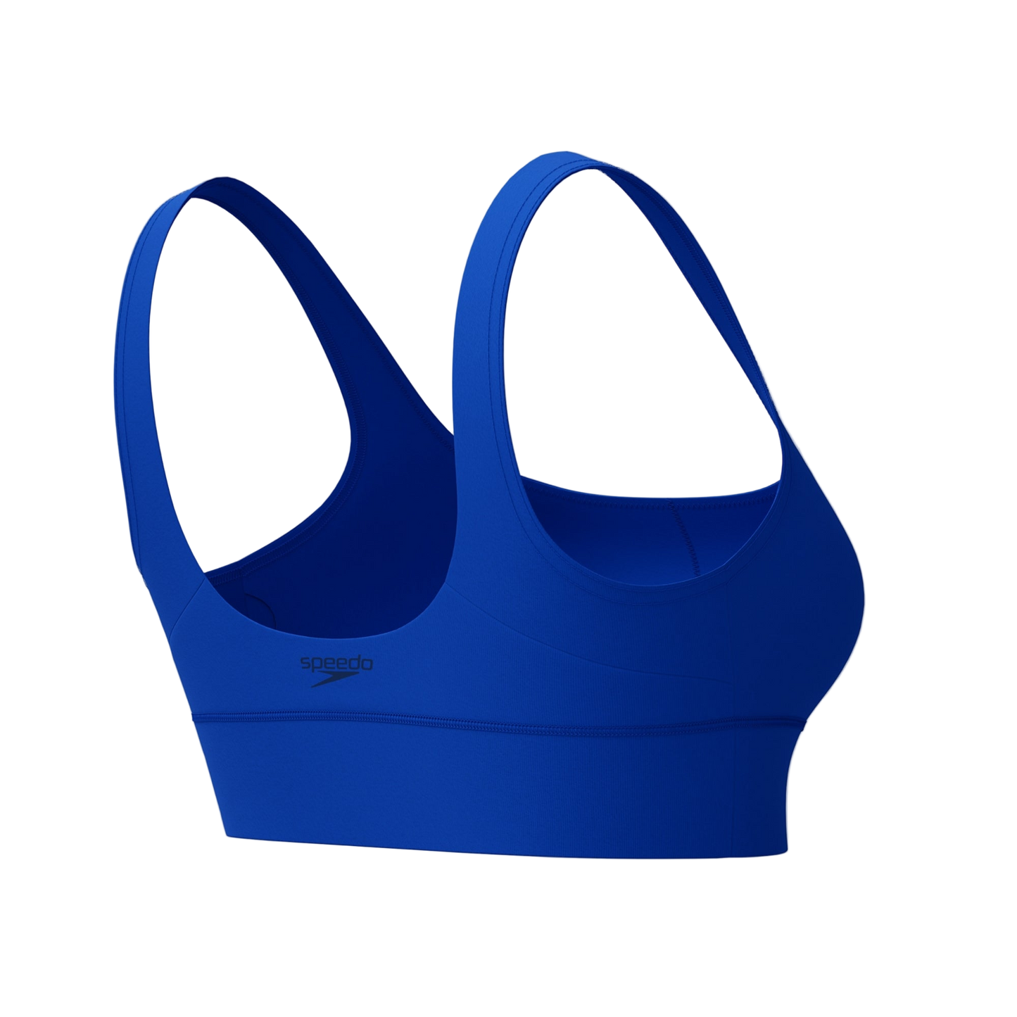 Speedo Solid Square Neck Bikini Top - Sapphire