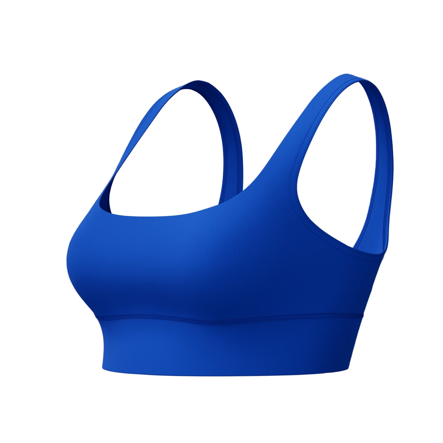Speedo Solid Square Neck Bikini Top - Sapphire