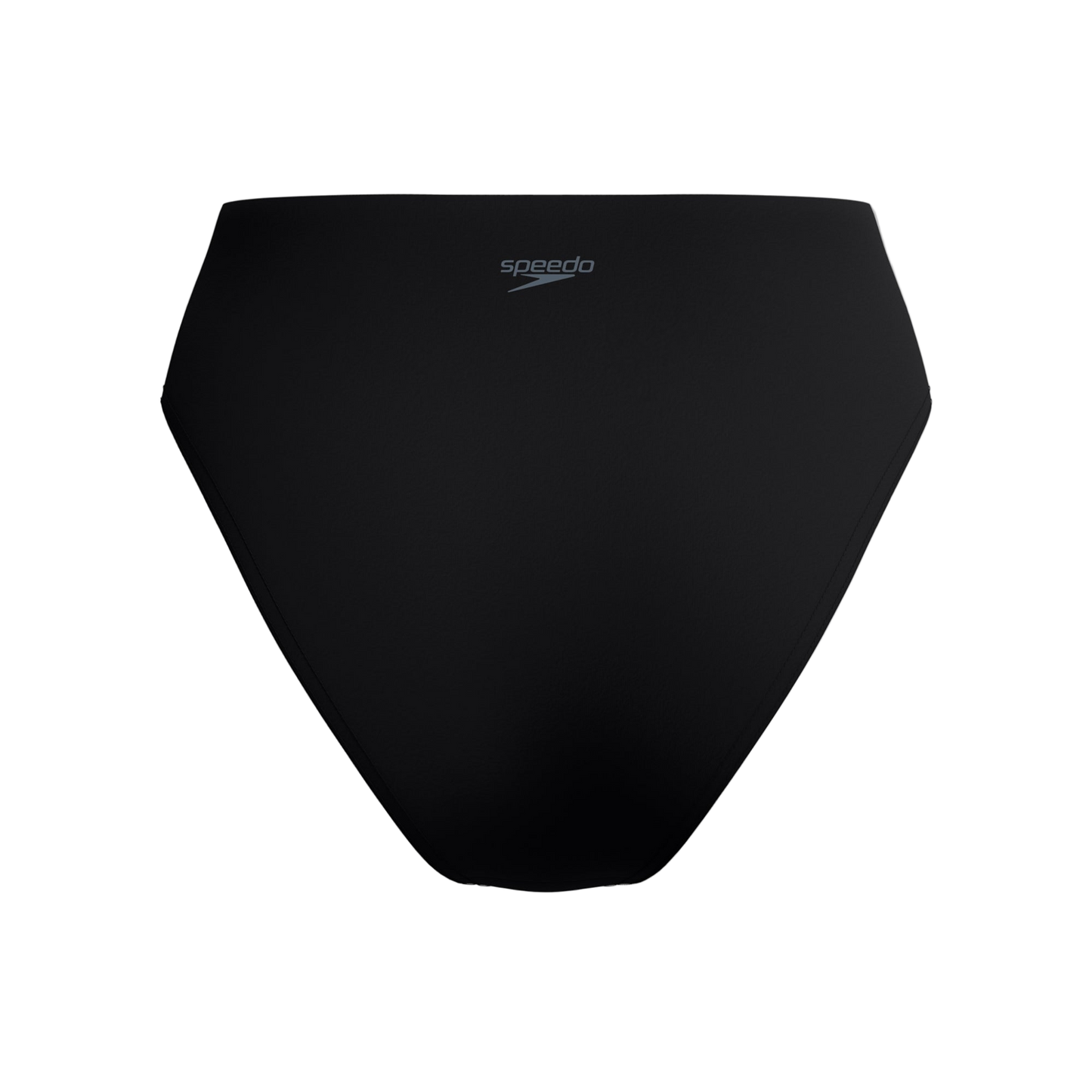 Speedo Solid Cheeky High Waist Bikini Bottom - Anthracite