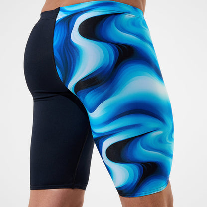 Speedo Mens Jammer Swimsuit - Topography Blue