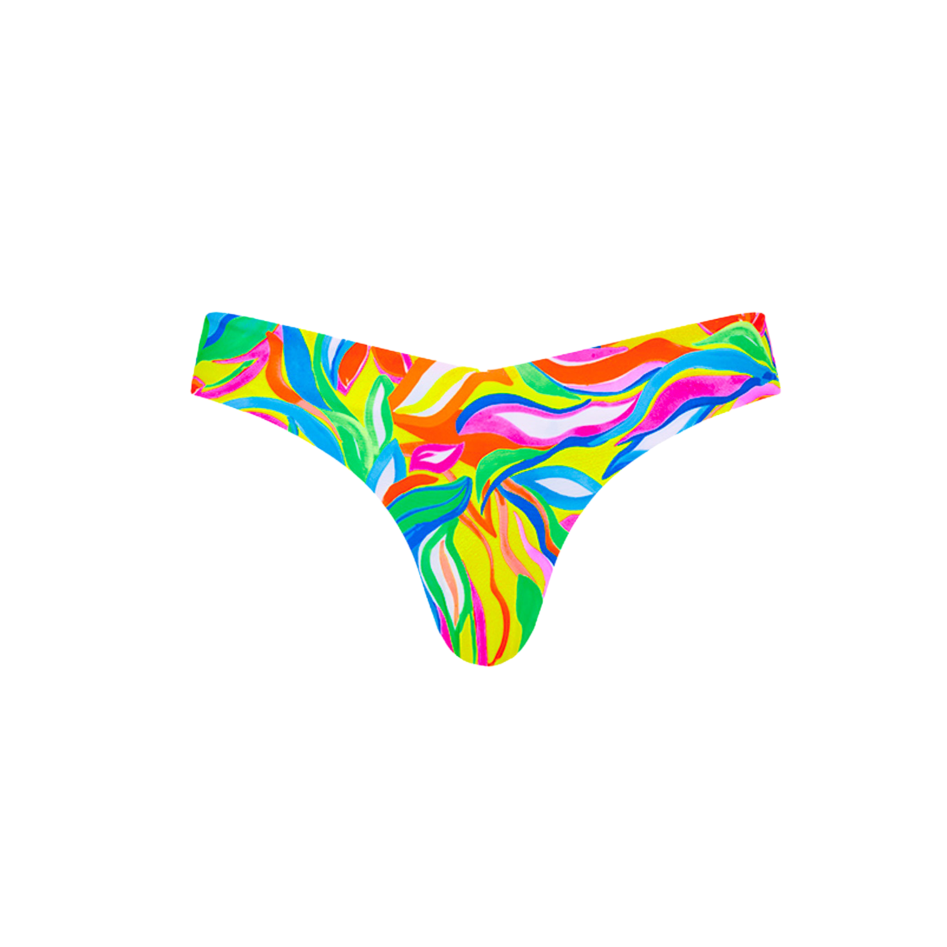 Kulani Kinis Cheeky V Bikini Bottom - Tropical Illusion