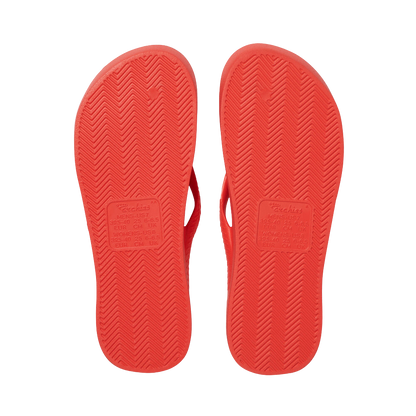 Archies Arch Support Flip Flops - Coral