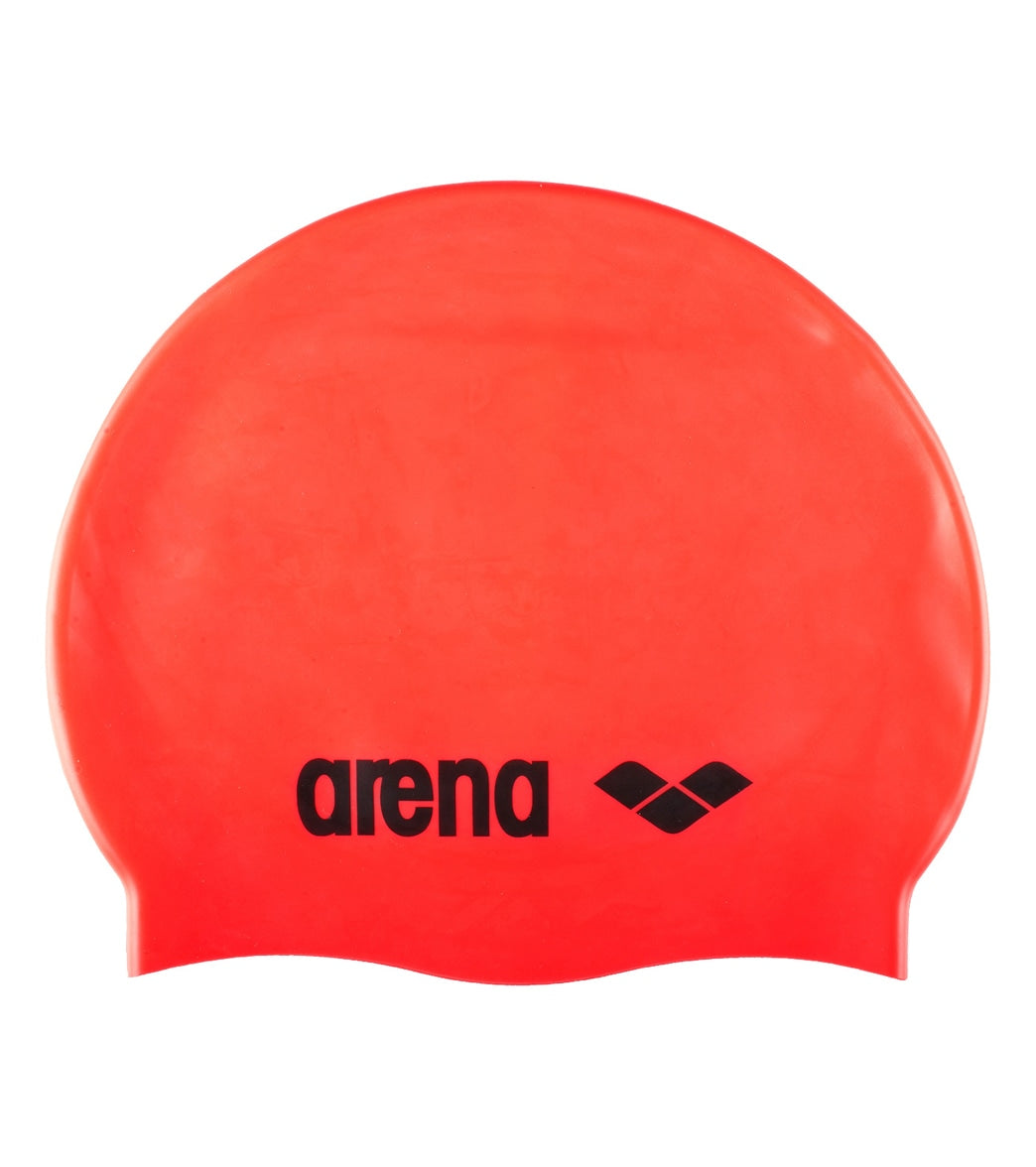 Arena Classic Silicone Swim Cap - Fluorescent Orange