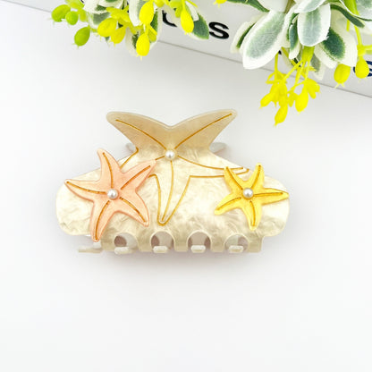 SSR Acetate Pearl Small Starfish Claw Clip
