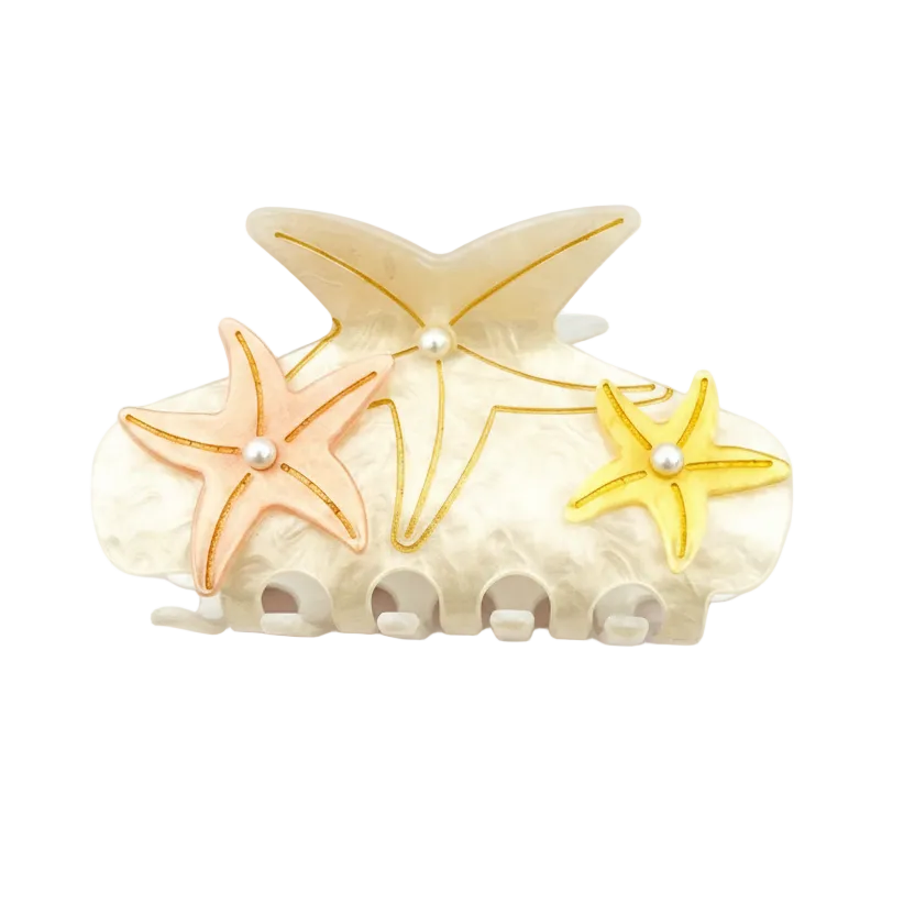 SSR Acetate Pearl Small Starfish Claw Clip