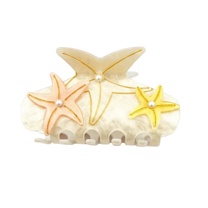 SSR Acetate Pearl Small Starfish Claw Clip
