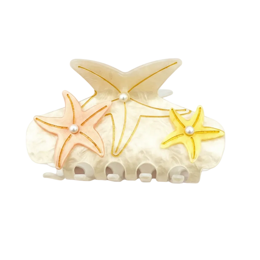 SSR Acetate Pearl Small Starfish Claw Clip
