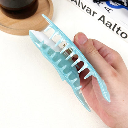 SSR Acetate Whale Hair Claw Clip - Green