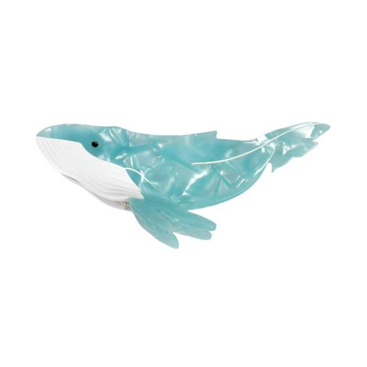 SSR Acetate Whale Hair Claw Clip - Green